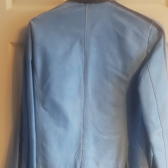 Distressed Leather Jacket - Picture 2 of 3